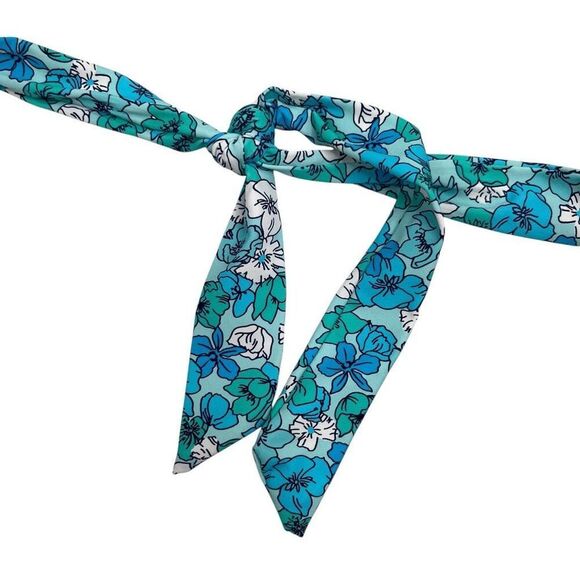 Lands' End Womens Floral Halter Neck Tankini Top Swimwear Multicolor Size 26W - Picture 3 of 16